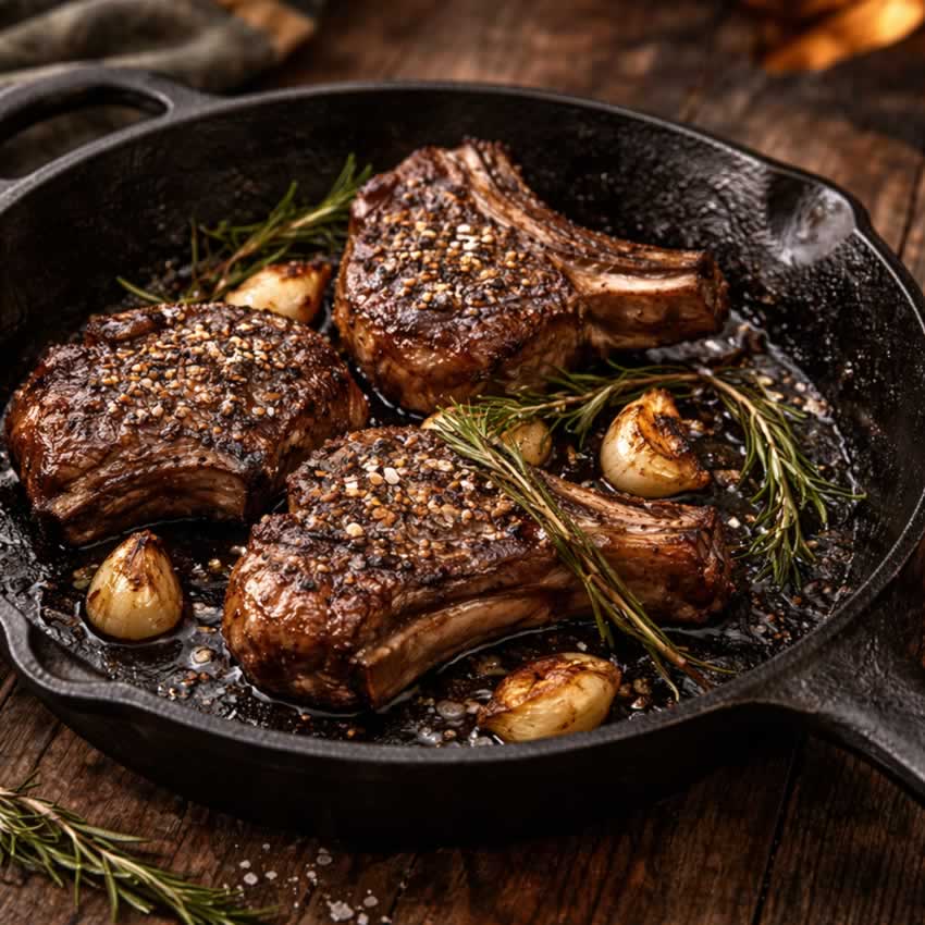 Black Borrego Lamb Chops